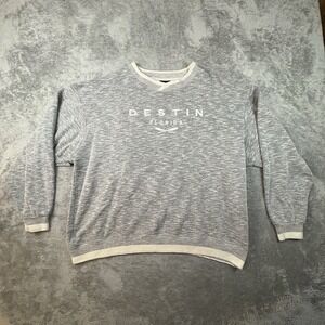 SunSations Women's 2XL Gray Destin Florida Sweatshirt Pullover Crewneck SEE DES